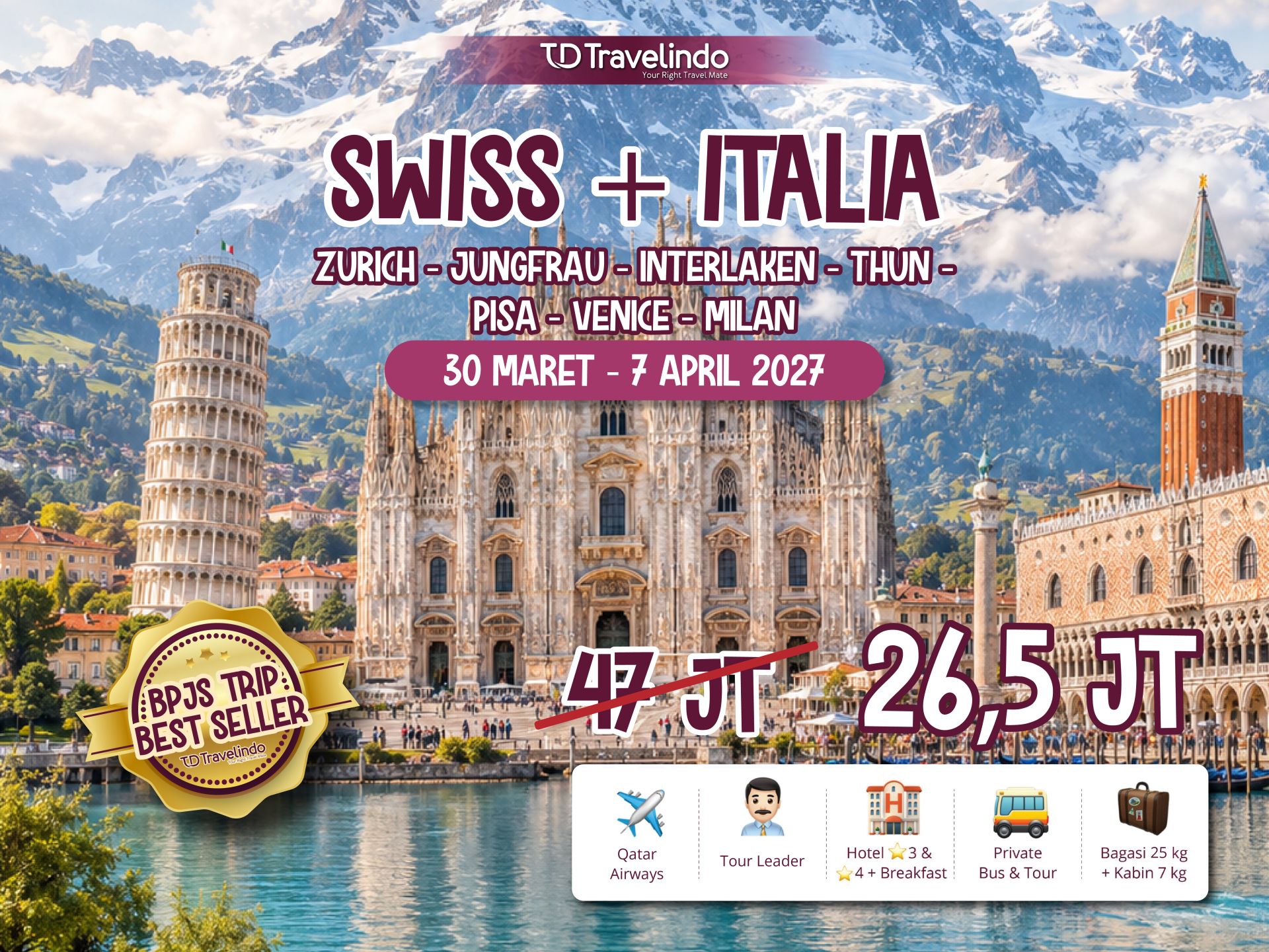Deeper into Europe SWISS + ITALIA